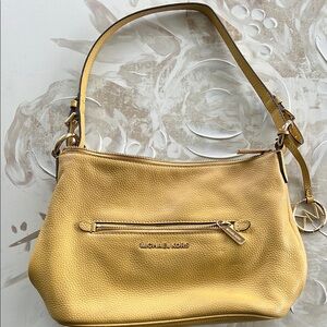 Michael Kors Yellow Leather Shoulder Bag